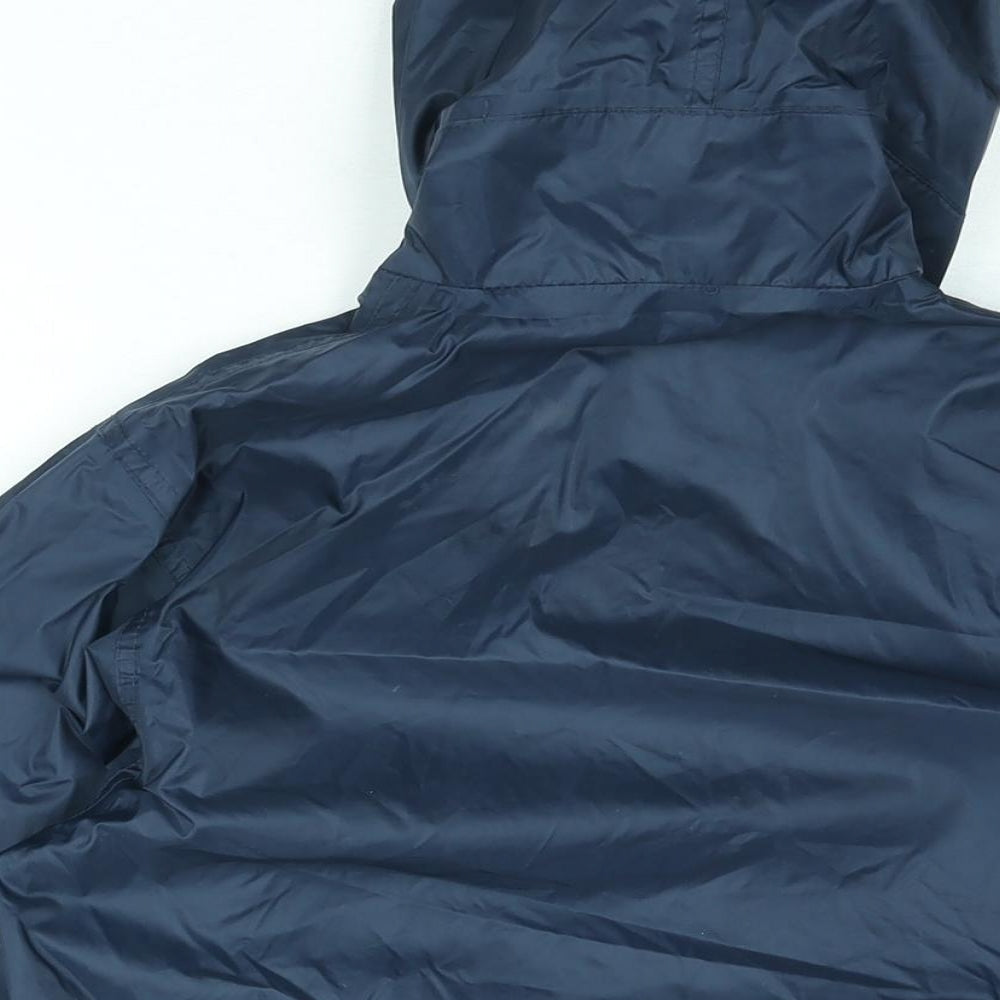 Quechua Boys Blue Rain Coat Coat Size 10 Years Zip