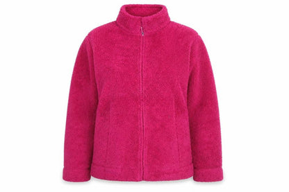 Womens UK Size 14 EWM Pink Full Zip Sweatshirt