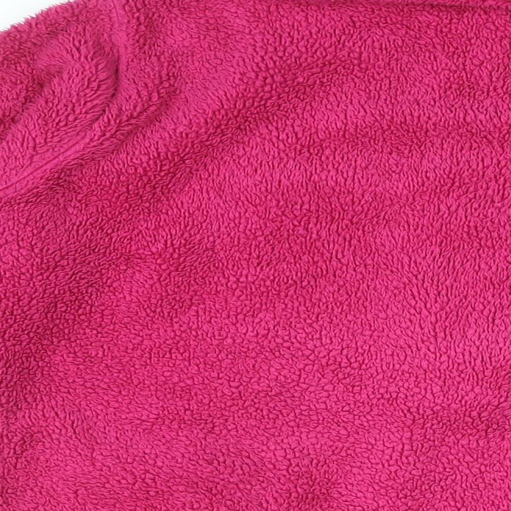 Womens UK Size 14 EWM Pink Full Zip Sweatshirt