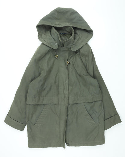 Womens UK Size 12 Nuage Green Overcoat