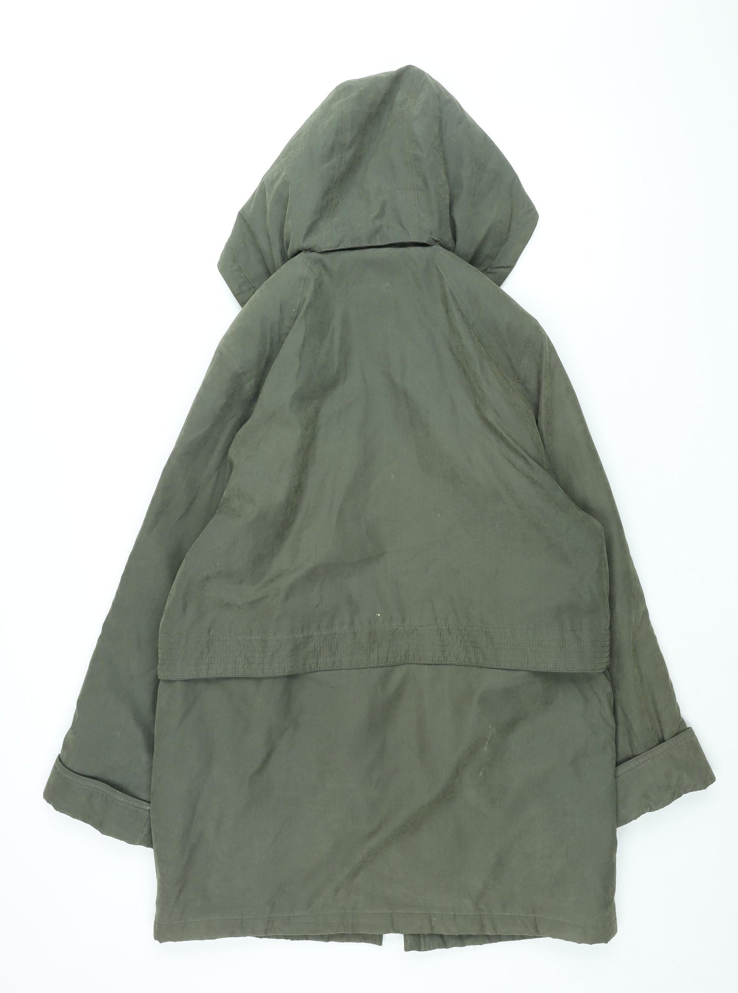 Womens UK Size 12 Nuage Green Overcoat