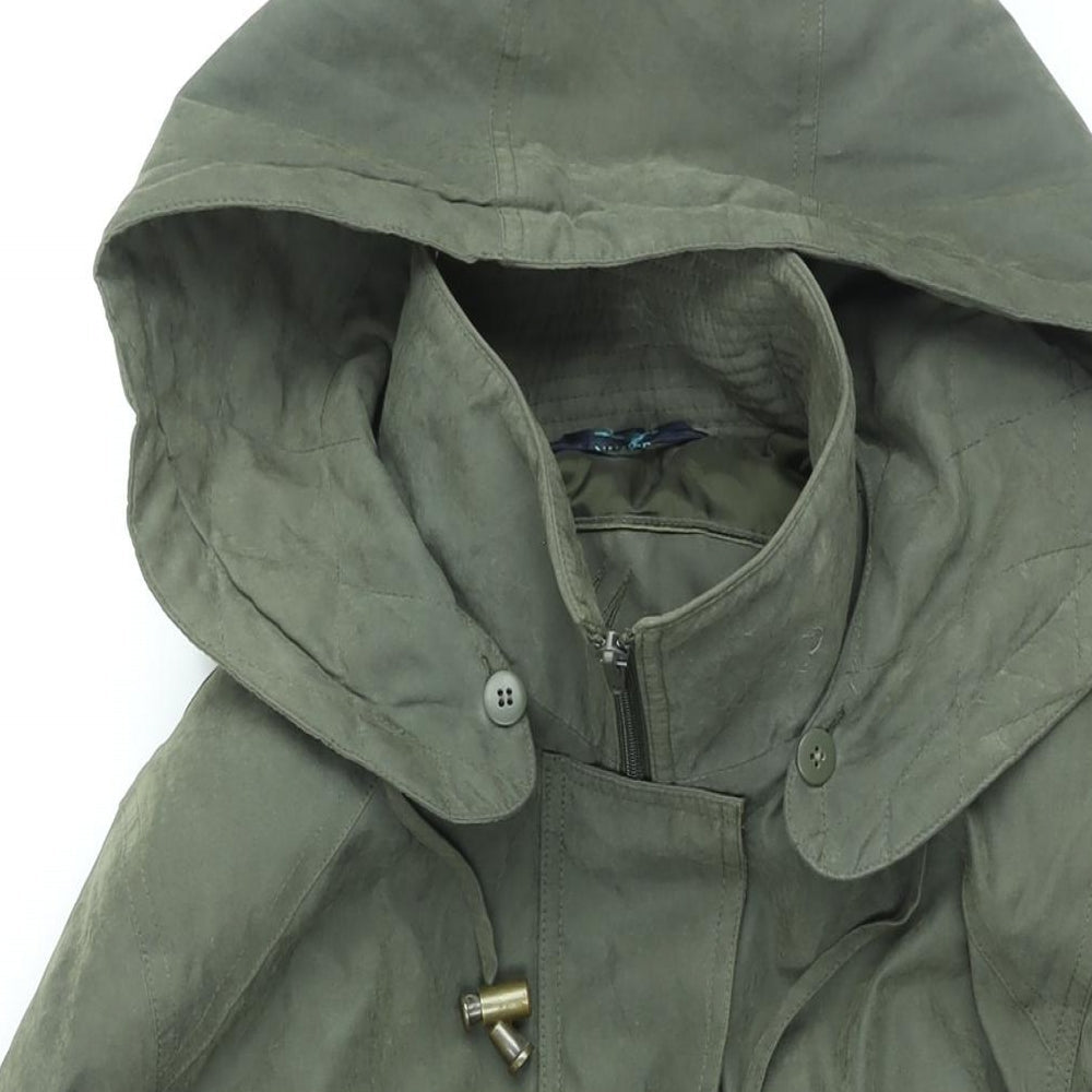 Womens UK Size 12 Nuage Green Overcoat