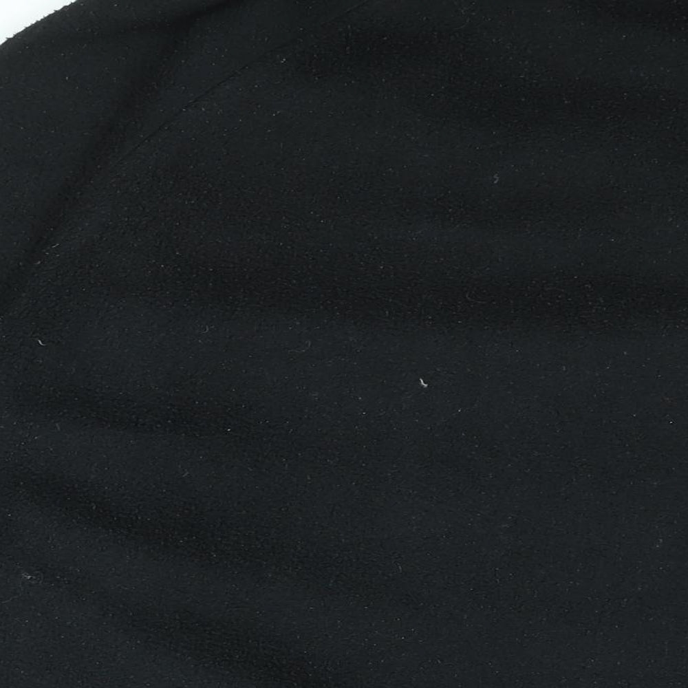 Reebok Womens Black Polyester Pullover Sweatshirt Size 10 Zip - Reebok Classic Apparel