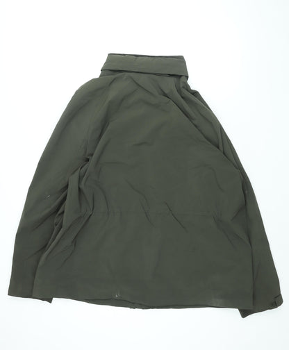 Mens UK Size 2XL Debenhams Green Rain Coat