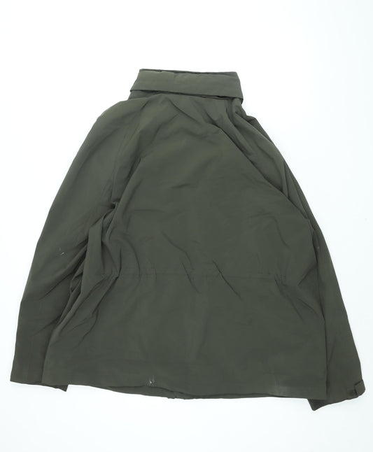 Mens UK Size 2XL Debenhams Green Rain Coat