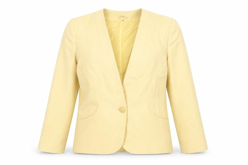 Womens UK Size 12 First Avenue Yellow Jacket