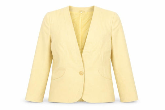 Womens UK Size 12 First Avenue Yellow Jacket
