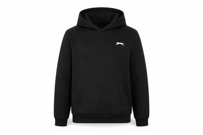 Slazenger Boys Black Cotton Pullover Hoodie Size 11-12 Years Pullover