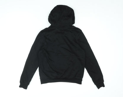 Slazenger Boys Black Cotton Pullover Hoodie Size 11-12 Years Pullover