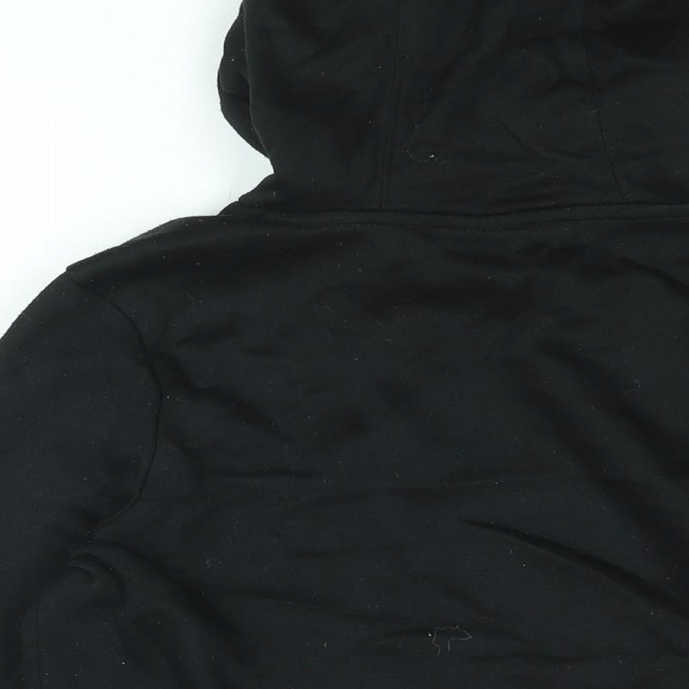 Slazenger Boys Black Cotton Pullover Hoodie Size 11-12 Years Pullover