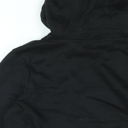 Slazenger Boys Black Cotton Pullover Hoodie Size 11-12 Years Pullover