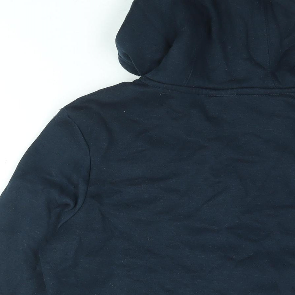 Slazenger Boys Black Cotton Full Zip Hoodie Size 11-12 Years Zip