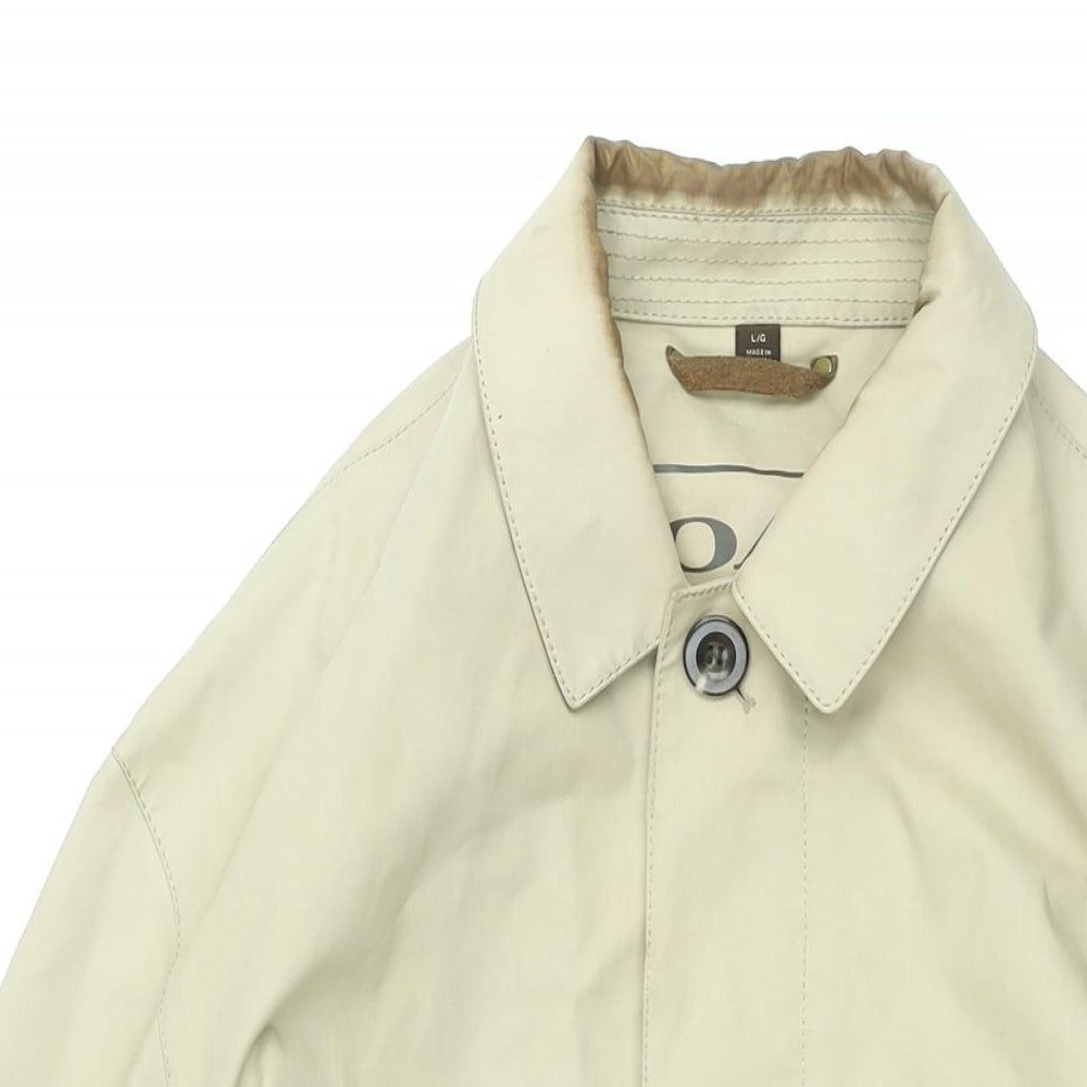 Mens UK Size L Coach Beige Overcoat
