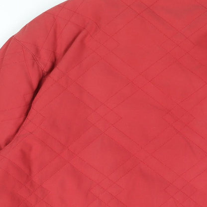 Womens UK Size M Dannimac Red Overcoat