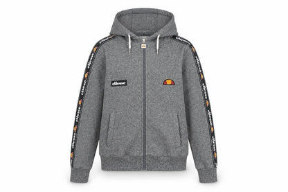 Ellesse Womens Grey Cotton Full Zip Hoodie Size 6 Zip
