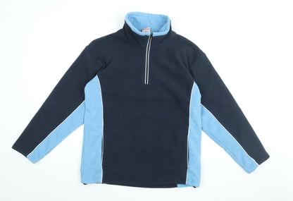Result Mens Blue Polyester Pullover Sweatshirt Size S