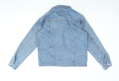 Mens UK Size M Boohoo Blue Jacket