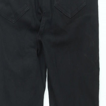 Parisian Womens Black Cotton Skinny Jeans Size 10 L29 in Regular Zip