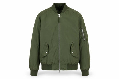 Mens UK Size XS Topman Green Bomber Jacket