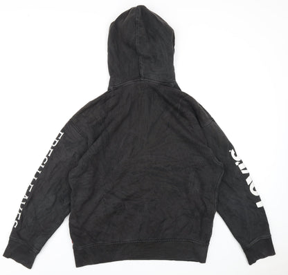 Mens UK Size M Levi's Black Pullover Hoodie