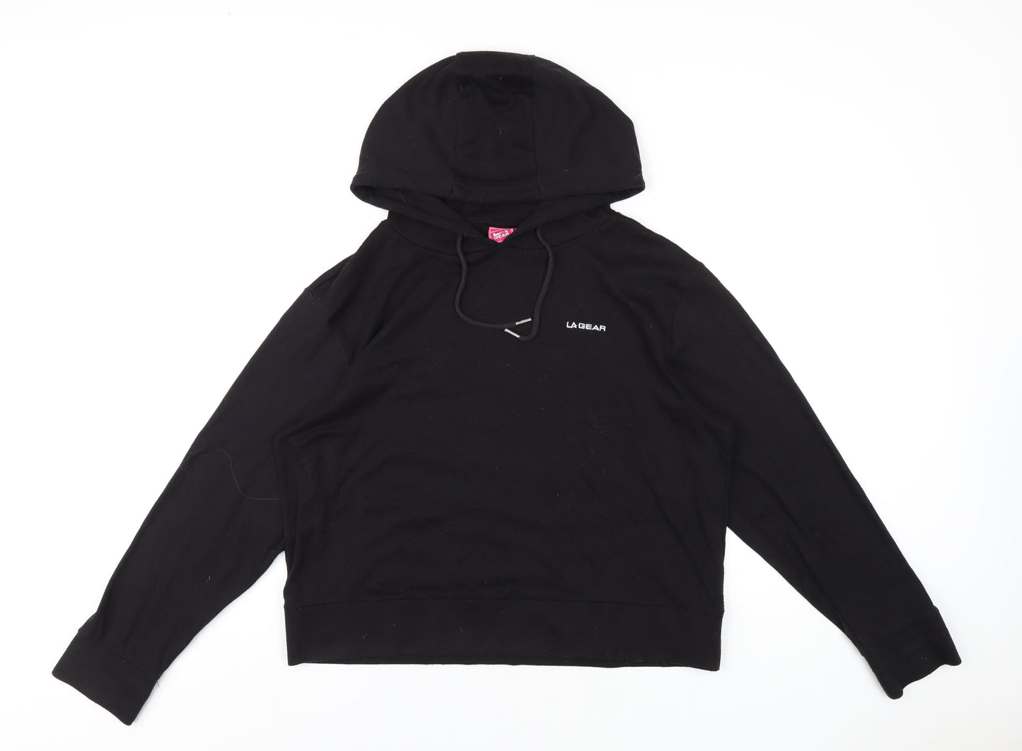 Womens UK Size 16 LA Gear Black Pullover Hoodie