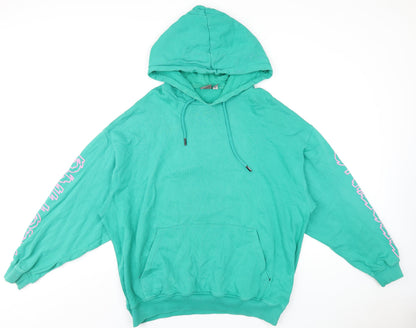 Mens UK Size XL ASOS Green Pullover Hoodie