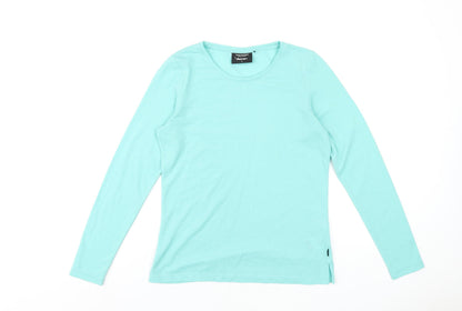 Womens UK Size S Rohan Green Basic T-Shirt