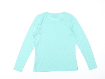 Womens UK Size S Rohan Green Basic T-Shirt