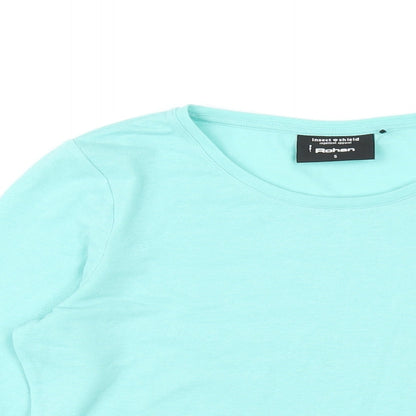 Womens UK Size S Rohan Green Basic T-Shirt
