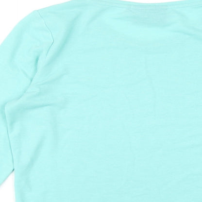 Womens UK Size S Rohan Green Basic T-Shirt