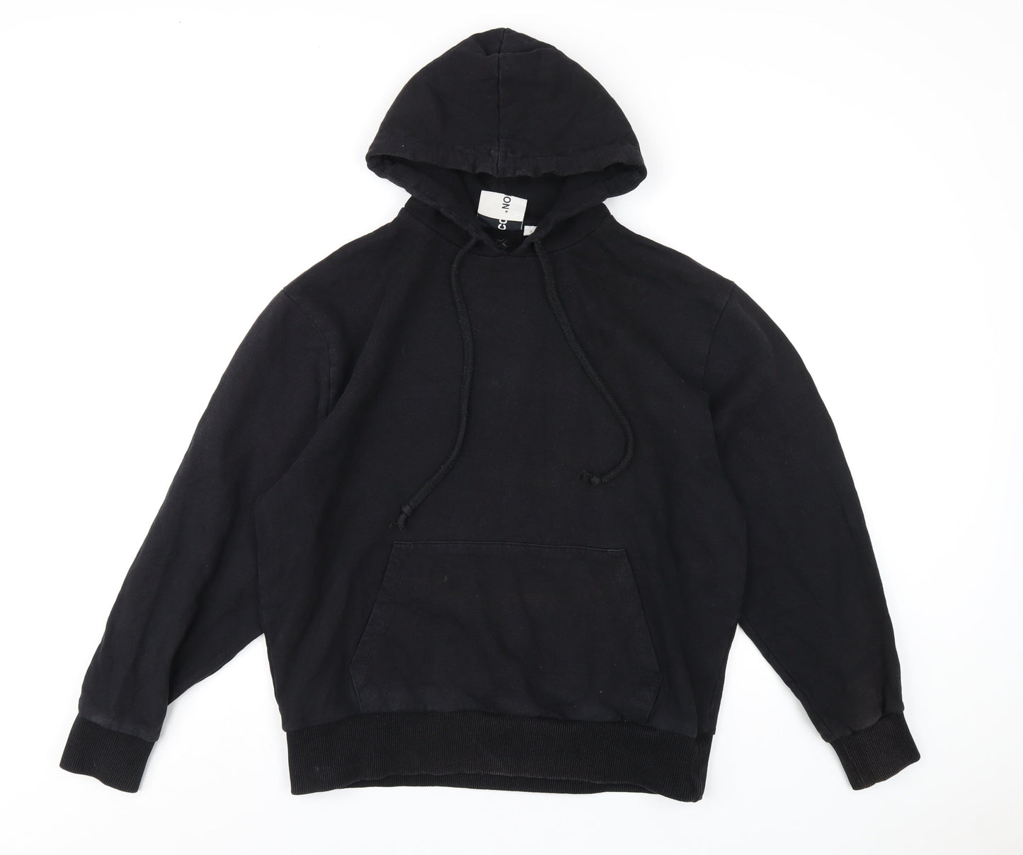 Mens UK Size M COLLUSION Black Pullover Hoodie