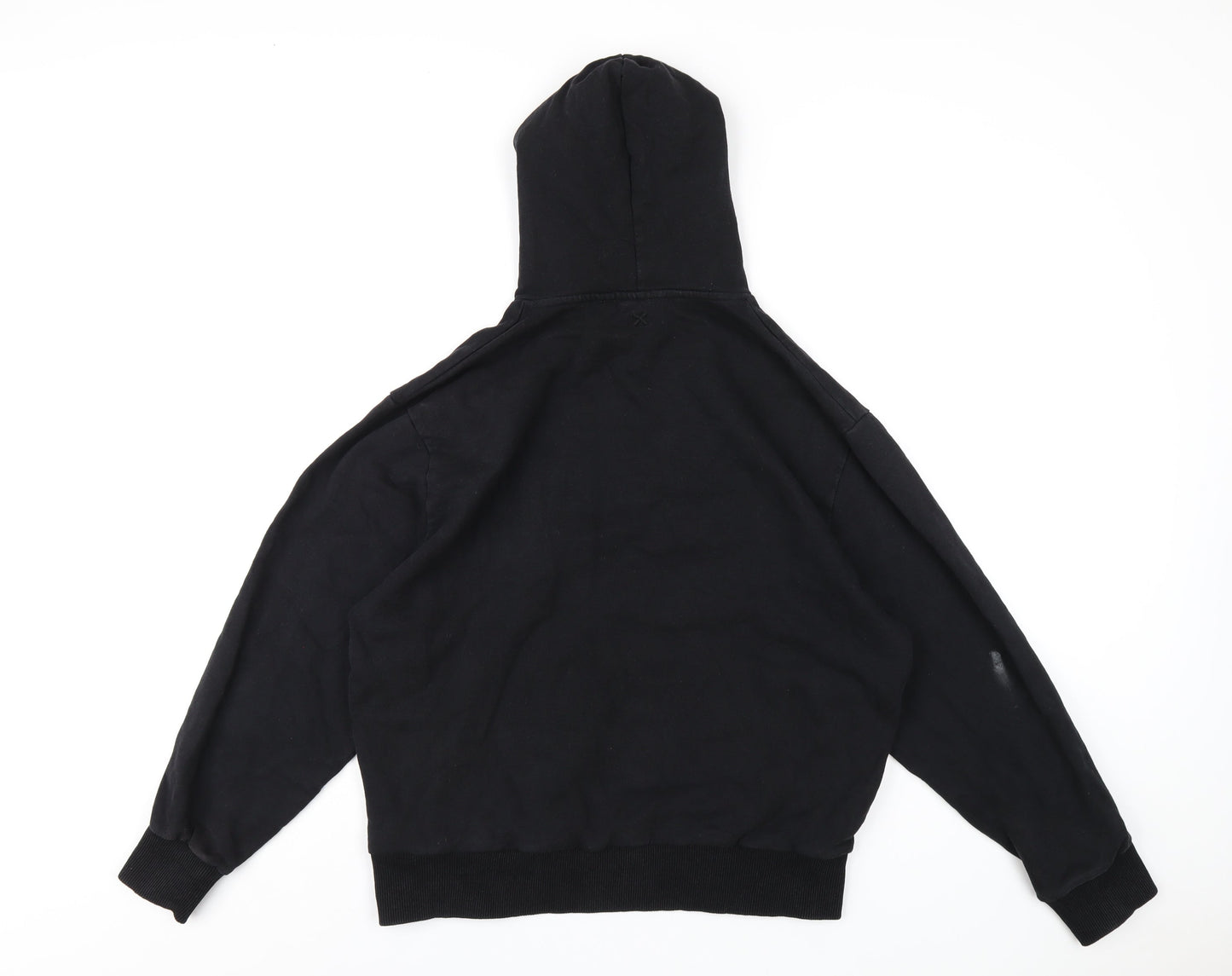 Mens UK Size M COLLUSION Black Pullover Hoodie