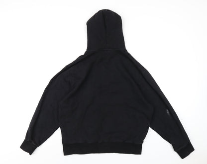 Mens UK Size M COLLUSION Black Pullover Hoodie
