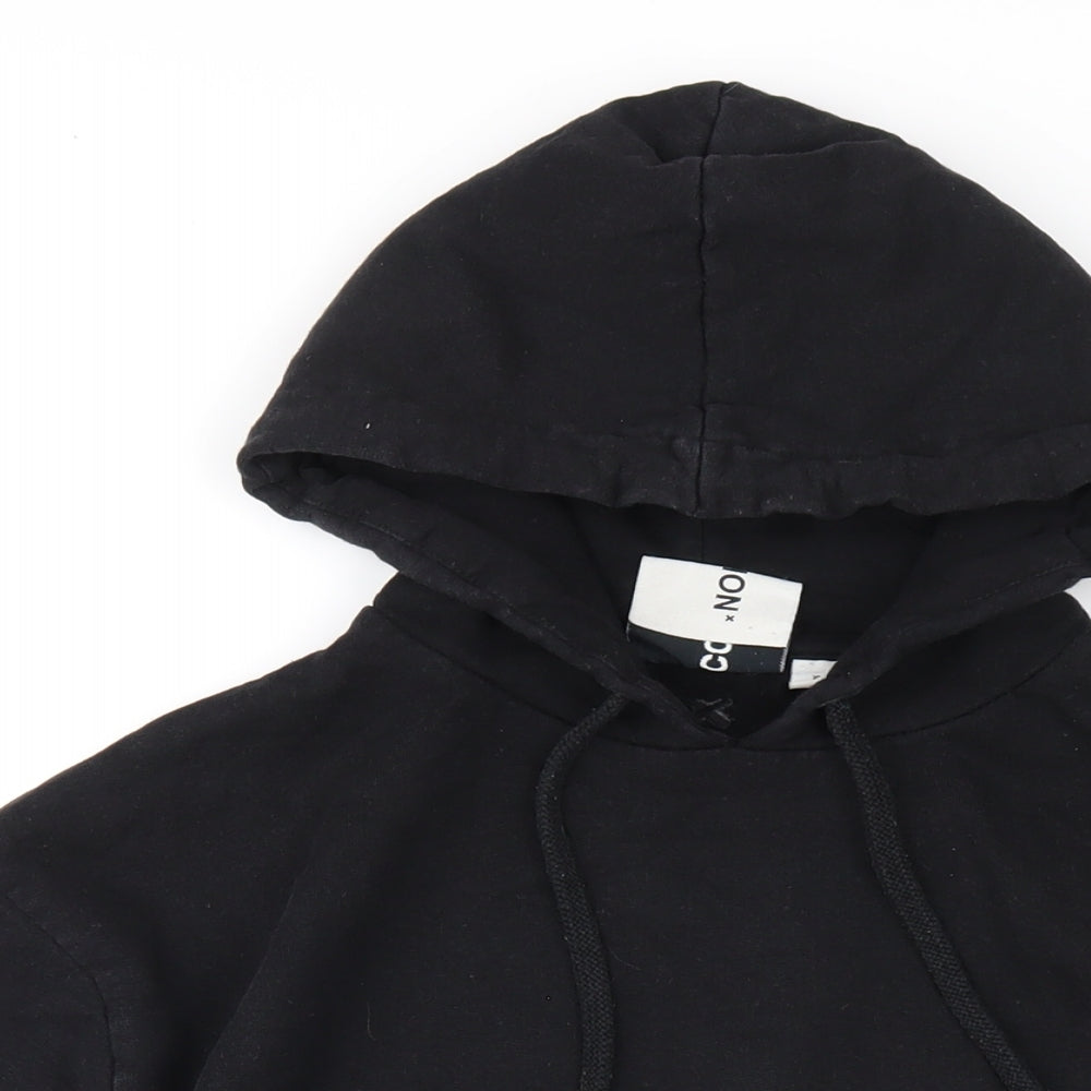 Mens UK Size M COLLUSION Black Pullover Hoodie
