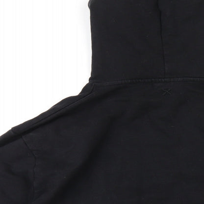 Mens UK Size M COLLUSION Black Pullover Hoodie