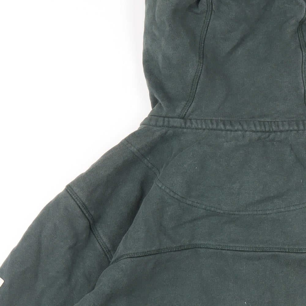 Mens UK Size S Lazy Jacks Green Full Zip Hoodie