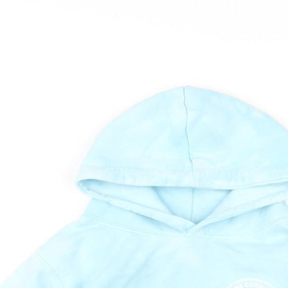 Barrel Rock Boys Blue Cotton Full Zip Hoodie Size M Pullover