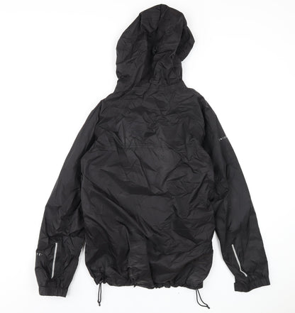 Technicals Womens Black Rain Coat Coat Size 10 Zip
