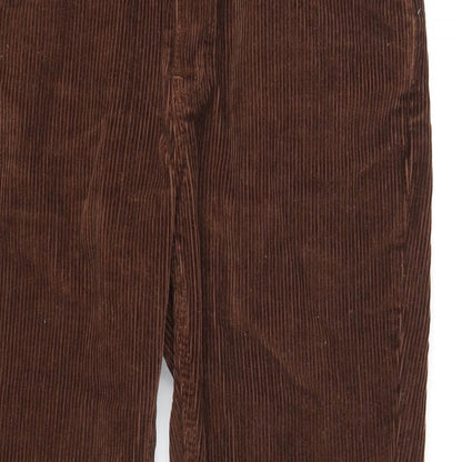 Womens UK Size 26 in ASOS Regular Fit  Brown Trousers