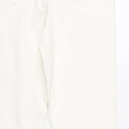 Paper + Stitch Womens White Cotton Skinny Jeans Size 30 in L29 in Regular Zip