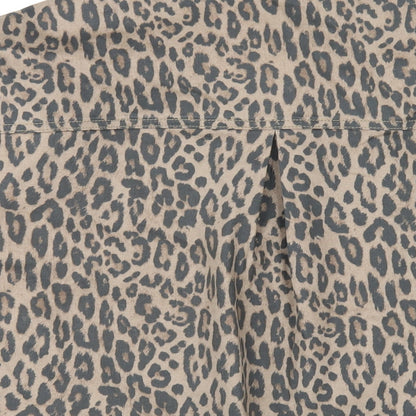 Womens UK Size S Object Brown Basic Button-Up