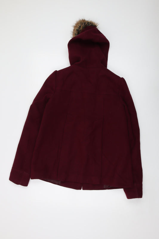 Miss Selfridge Womens Red Jacket Size 4 Toggle