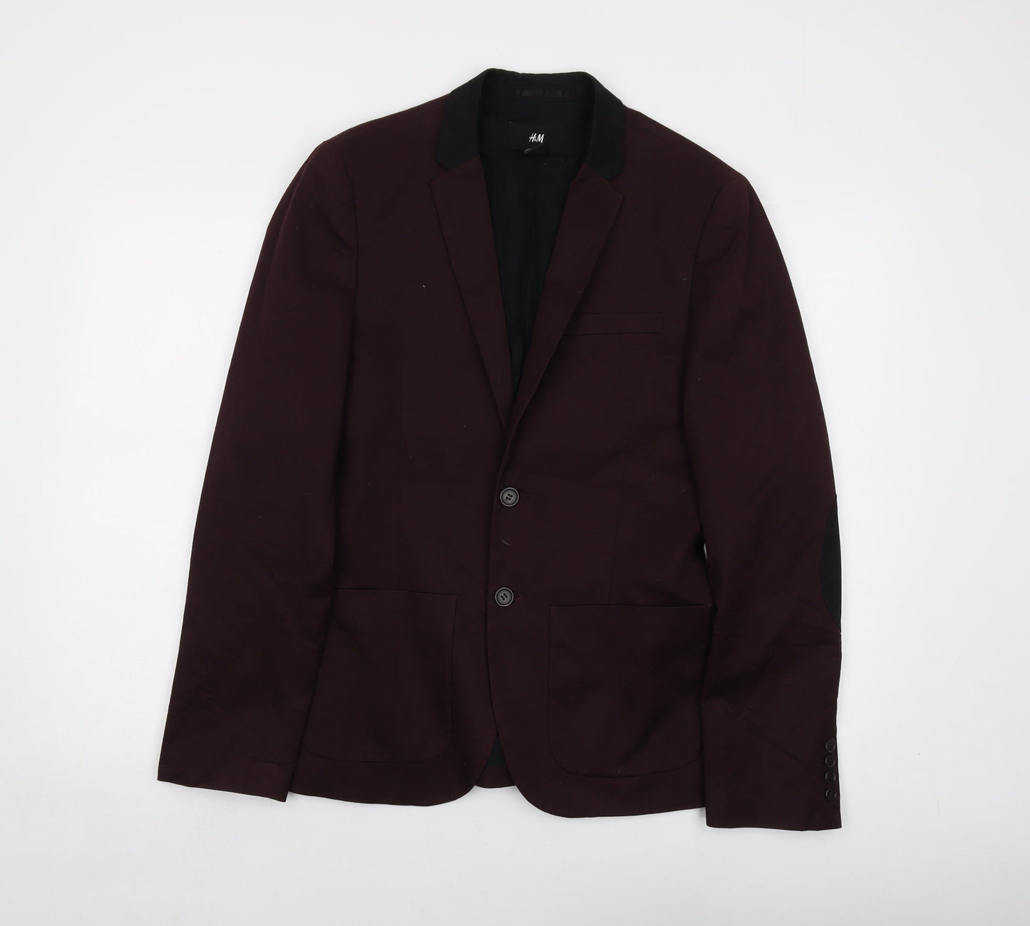 Mens UK Size 38 H&M Regular Red Suit Jacket