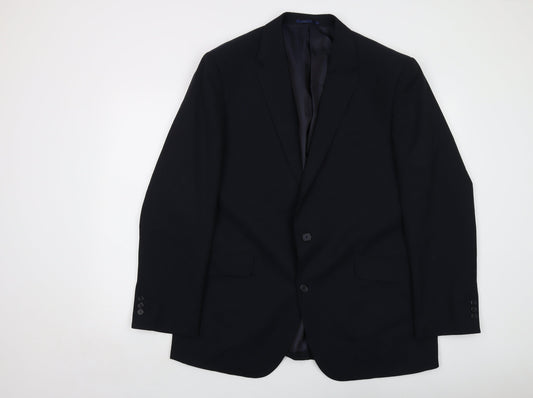 Mens UK Size 46 Taylor & Wright Regular Blue Suit Jacket