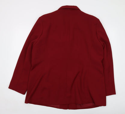 Womens UK Size 20 Bonmarché Red Jacket