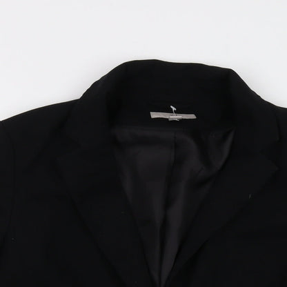 H&M Womens Black Jacket Size 10 Button