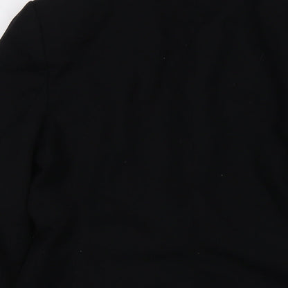 H&M Womens Black Jacket Size 10 Button