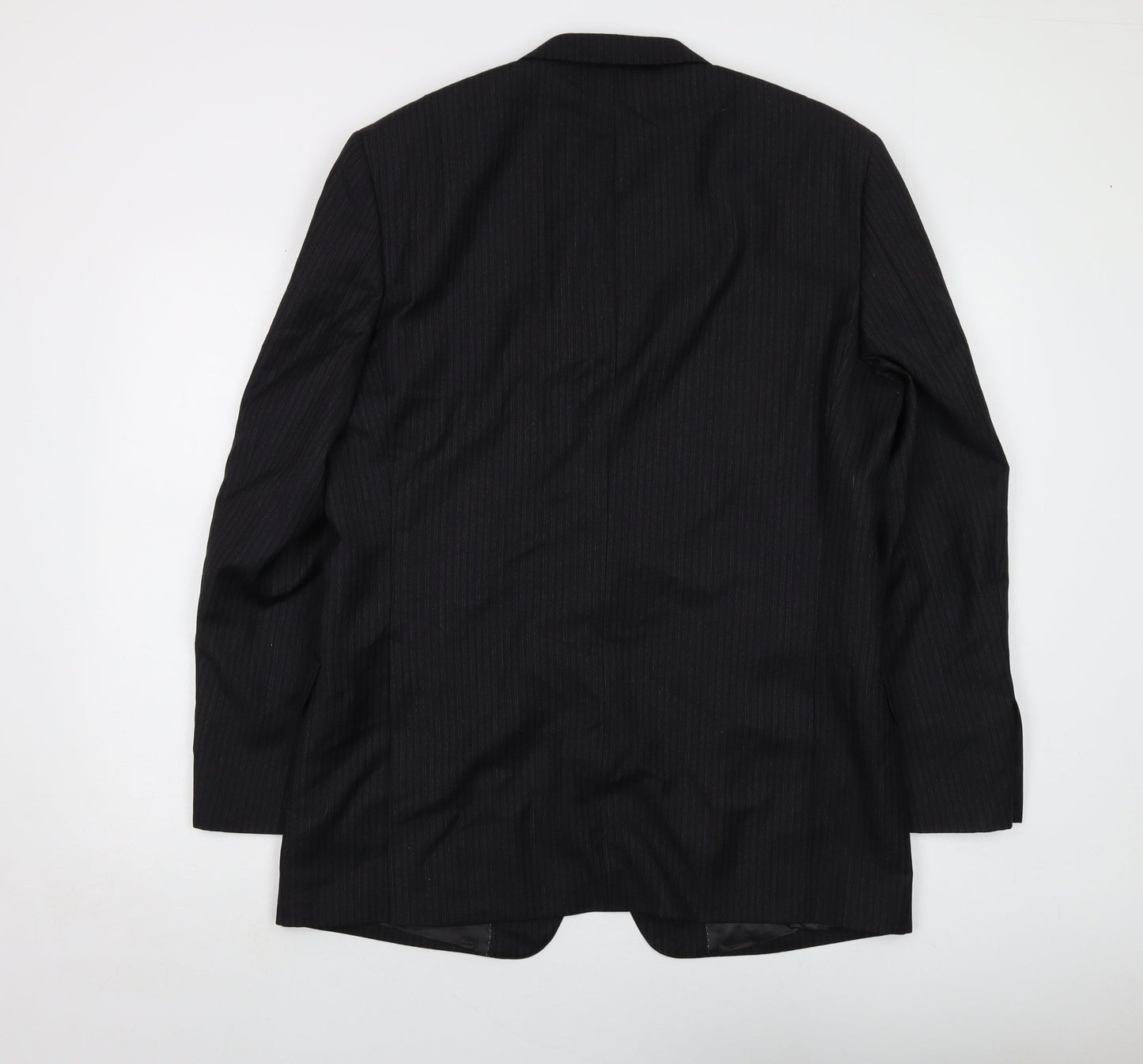 Mens UK Size 42 Samuel Slater Regular Black Suit Jacket