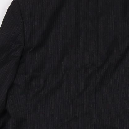 Mens UK Size 42 Samuel Slater Regular Black Suit Jacket