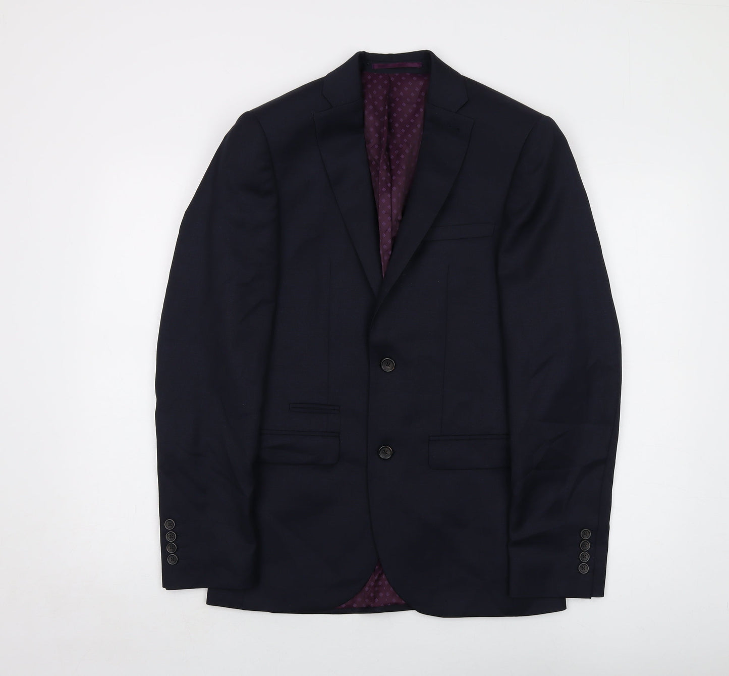 Mens UK Size 36 NEXT Regular Blue Suit Jacket